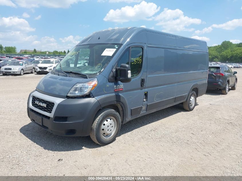 2020 Ram Promaster 3500 Cargo Van High Roof 159 Wb Ext VIN: 3C6URVJG0LE113031 Lot: 39428435