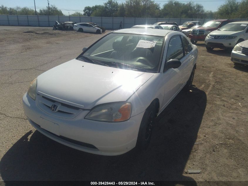 2003 Honda Civic Lx VIN: 1HGEM22563L025309 Lot: 39428443