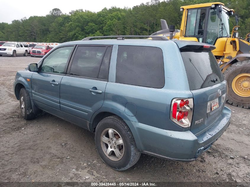 2007 Honda Pilot Ex-L VIN: 5FNYF28507B000752 Lot: 39428445