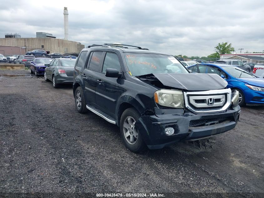 2011 Honda Pilot Touring VIN: 5FNYF4H98BB027754 Lot: 39428475