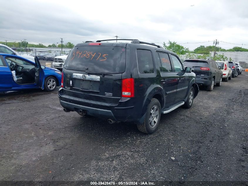 2011 Honda Pilot Touring VIN: 5FNYF4H98BB027754 Lot: 39428475