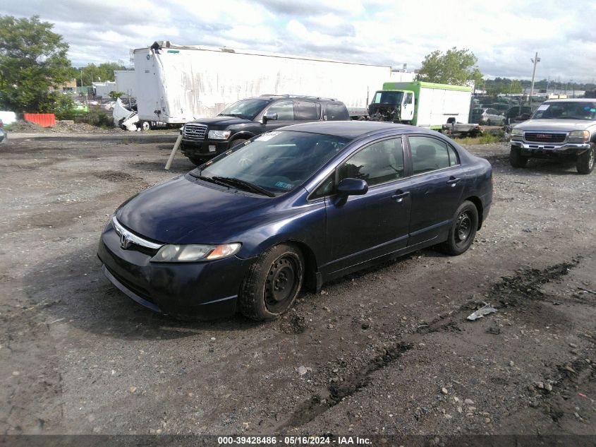 2006 Honda Civic Lx VIN: 1HGFA16576L120242 Lot: 39428486