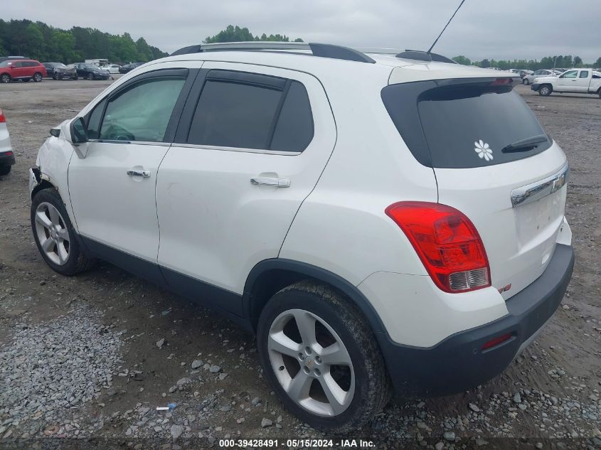 2015 Chevrolet Trax Ltz VIN: KL7CJTSB5FB261273 Lot: 39428491