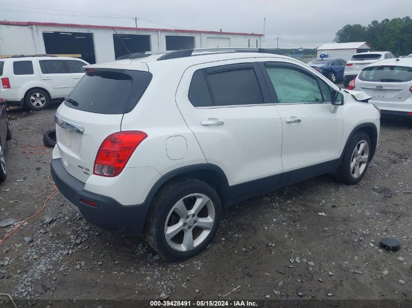 2015 Chevrolet Trax Ltz VIN: KL7CJTSB5FB261273 Lot: 39428491