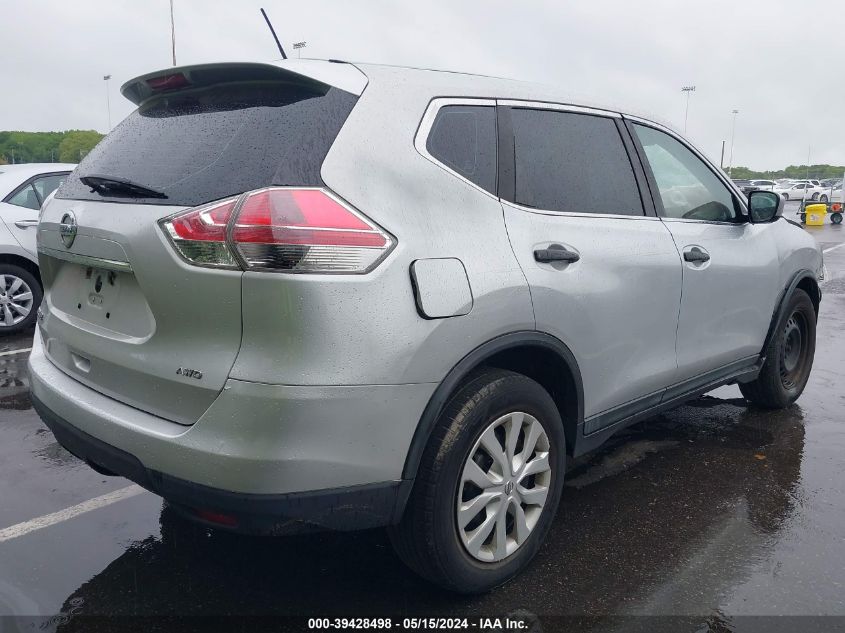 2016 Nissan Rogue S/Sl/Sv VIN: 5N1AT2MV1GC740612 Lot: 39428498