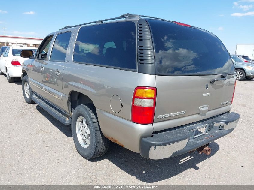 2003 Chevrolet Suburban 1500 Lt VIN: 3GNFK16Z53G186657 Lot: 39428502