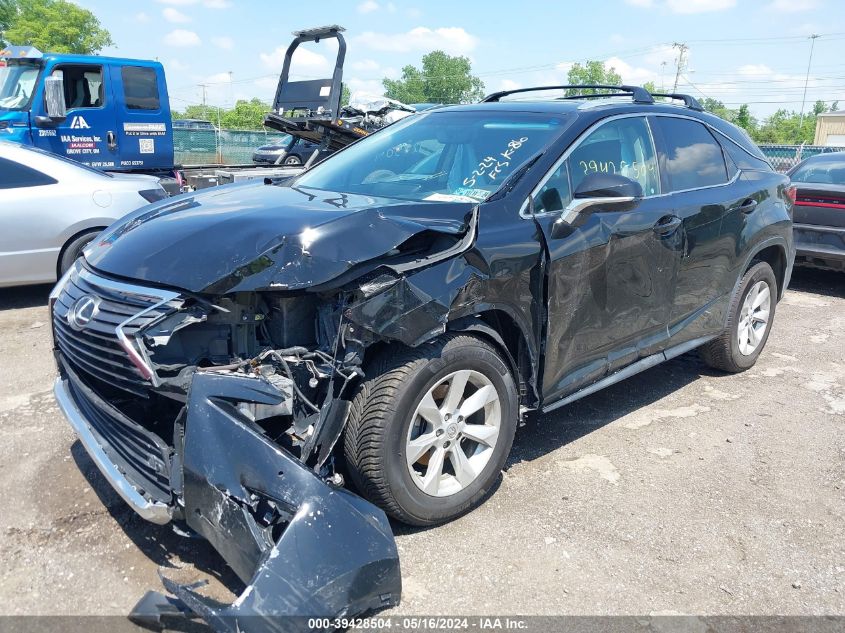 2016 Lexus Rx 350 VIN: 2T2BZMCA7GC025810 Lot: 39428504