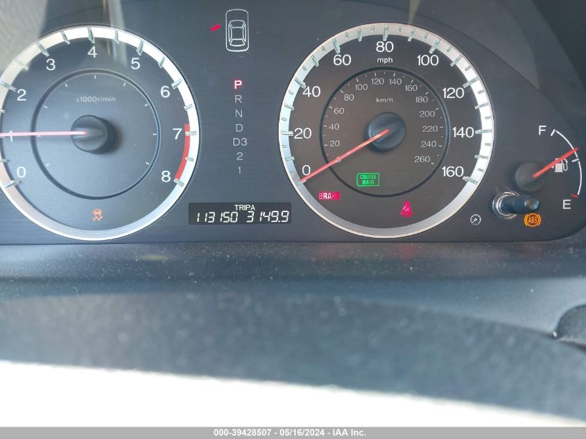 2011 Honda Accord Exl VIN: 1HGCP3F80BA023901 Lot: 39428507