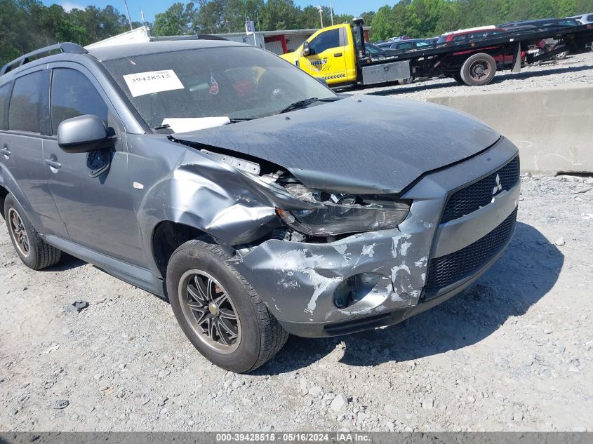 2013 Mitsubishi Outlander Es VIN: JA4AS2AW6DU013924 Lot: 39428515