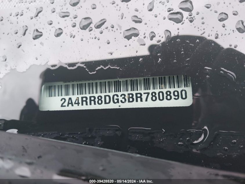 2011 Chrysler Town & Country Touring-L VIN: 2A4RR8DG3BR780890 Lot: 39428520