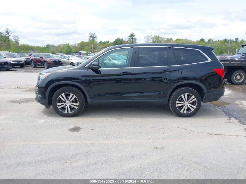 2017 Honda Pilot Ex-L VIN: 5FNYF6H79HB069756 Lot: 39428525