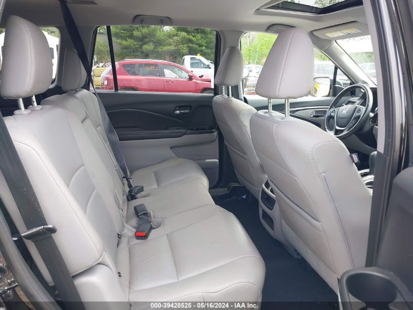 2017 Honda Pilot Ex-L VIN: 5FNYF6H79HB069756 Lot: 39428525