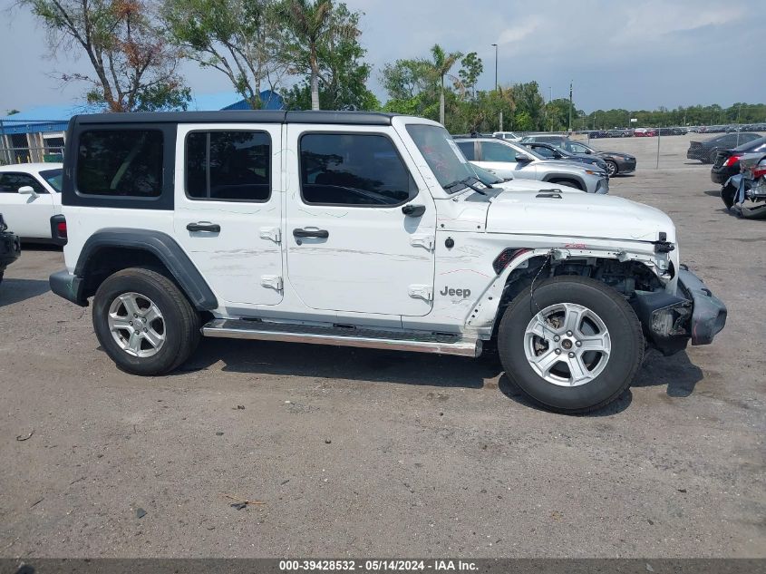 2019 Jeep Wrangler Unlimited Sport S 4X4 VIN: 1C4HJXDG6KW546401 Lot: 39428532