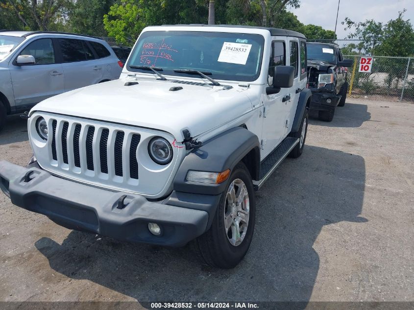 2019 Jeep Wrangler Unlimited Sport S 4X4 VIN: 1C4HJXDG6KW546401 Lot: 39428532