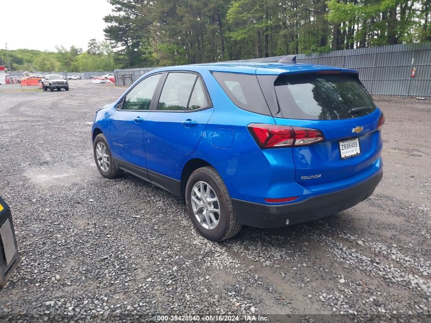 2024 Chevrolet Equinox Fwd Ls VIN: 3GNAXHEG1RL156866 Lot: 39428540