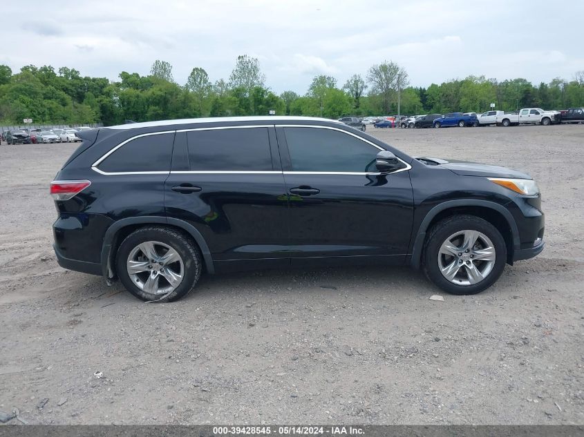 2015 Toyota Highlander Limited Platinum V6 VIN: 5TDDKRFH0FS177781 Lot: 39428545