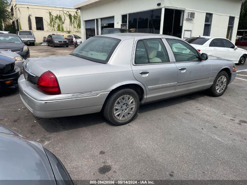 2007 Mercury Grand Marquis Gs VIN: 2MEFM74V67X638969 Lot: 39428556