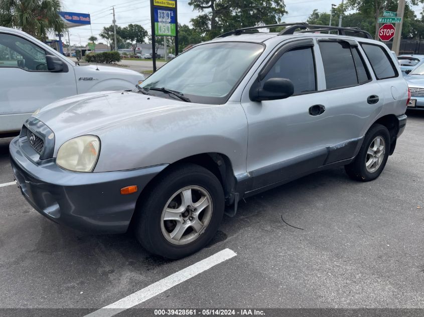 2001 Hyundai Santa Fe VIN: KM8SB82B11U063937 Lot: 39428561