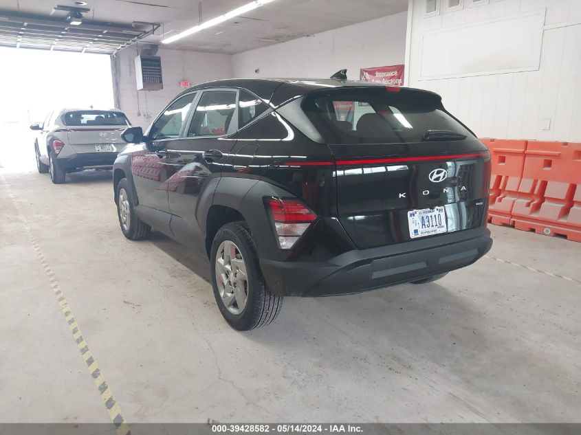 2024 Hyundai Kona Se VIN: KM8HACAB3RU152356 Lot: 39428582