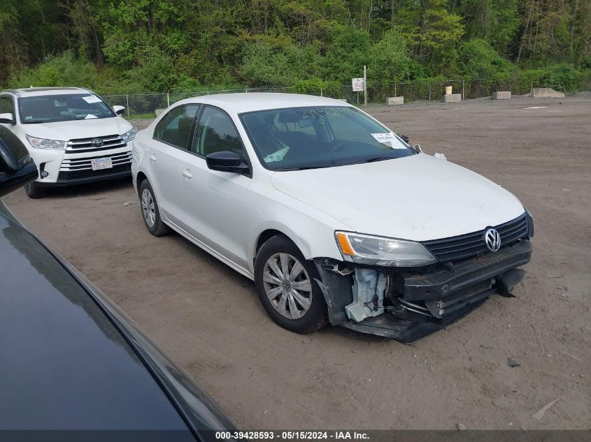 2014 Volkswagen Jetta 2.0L S VIN: 3VW2K7AJ7EM350262 Lot: 39428593