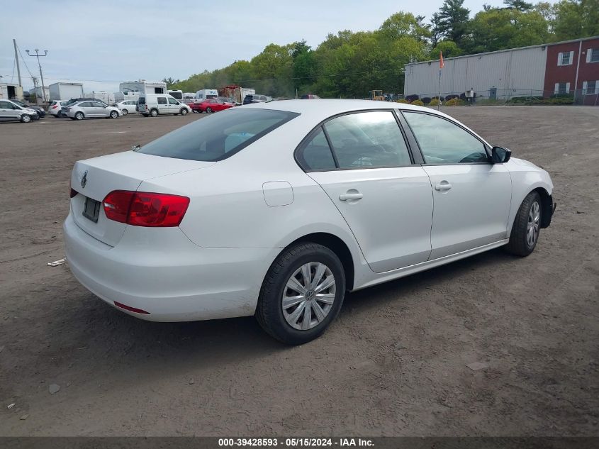 2014 Volkswagen Jetta 2.0L S VIN: 3VW2K7AJ7EM350262 Lot: 39428593