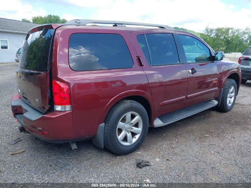 2010 Nissan Armada Se VIN: 5N1AA0NC9AN608247 Lot: 39428600