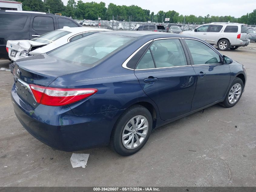 2016 Toyota Camry Le/Xle/Se/Xse VIN: 4T4BF1FK1GR572642 Lot: 39428607