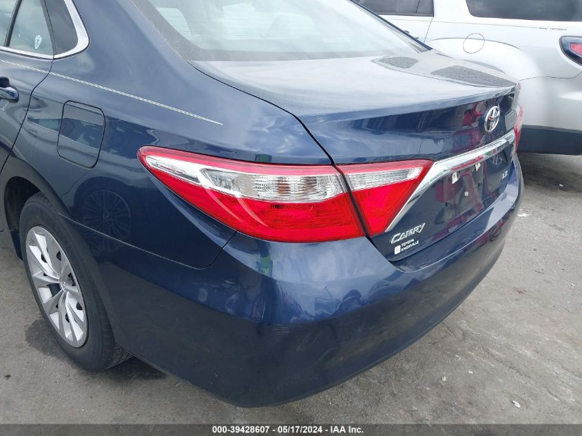 2016 Toyota Camry Le VIN: 4T4BF1FK1GR572642 Lot: 39428607