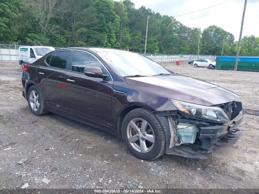 2014 Kia Optima Lx VIN: 5XXGM4A78EG310196 Lot: 39428610