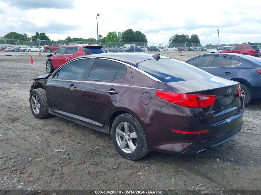 2014 Kia Optima Lx VIN: 5XXGM4A78EG310196 Lot: 39428610