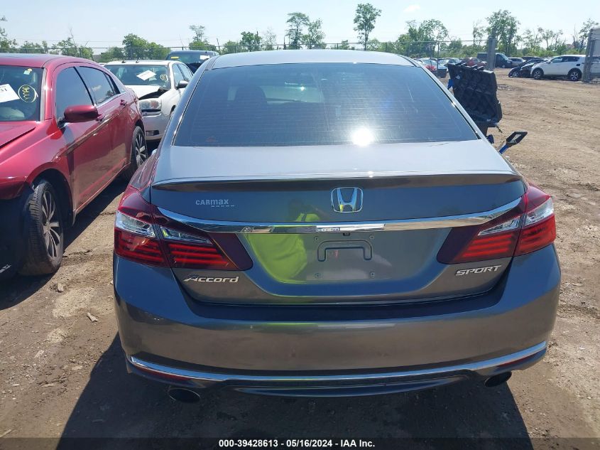 2016 Honda Accord Sport VIN: 1HGCR2F56GA212585 Lot: 39428613