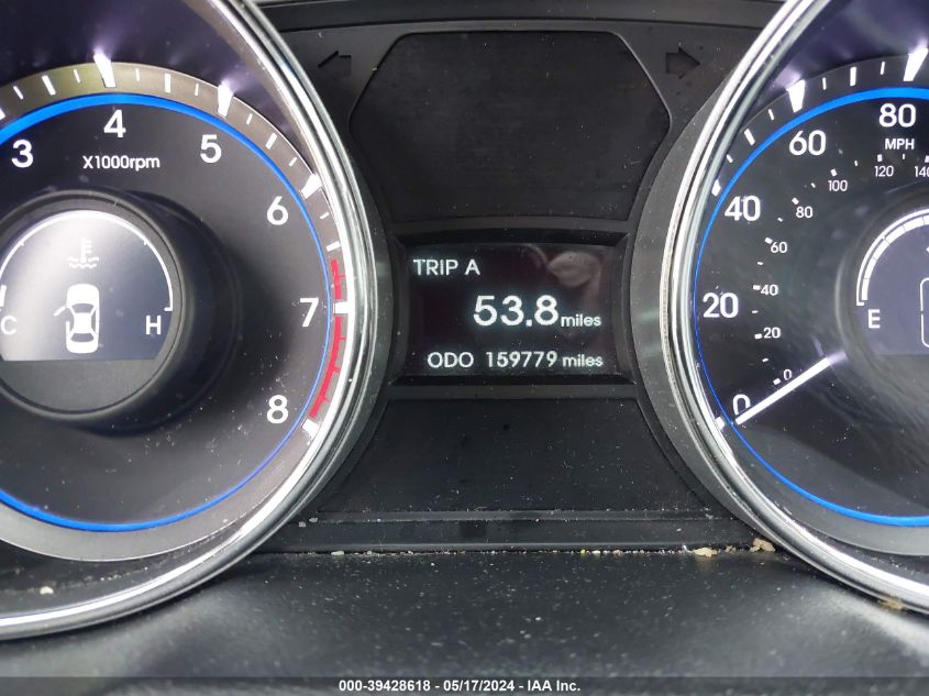 2013 Hyundai Sonata Gls VIN: 5NPEB4ACXDH772806 Lot: 39428618