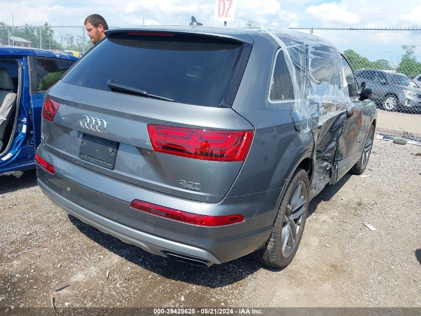 2017 Audi Q7 3.0T Premium VIN: WA1LAAF75HD017251 Lot: 39428625