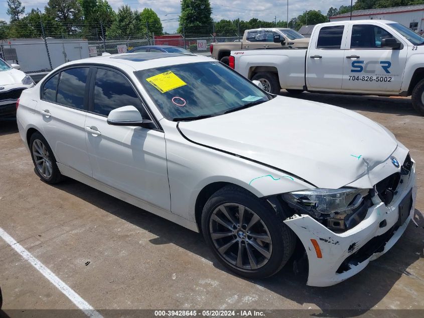 2018 BMW 320I xDrive VIN: WBA8A3C50JA505070 Lot: 39428645