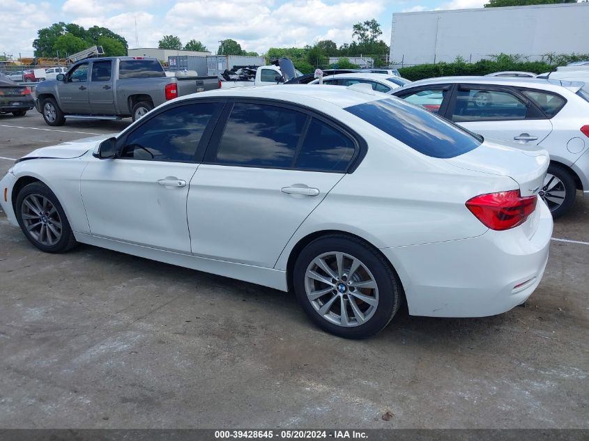 2018 BMW 320I xDrive VIN: WBA8A3C50JA505070 Lot: 39428645