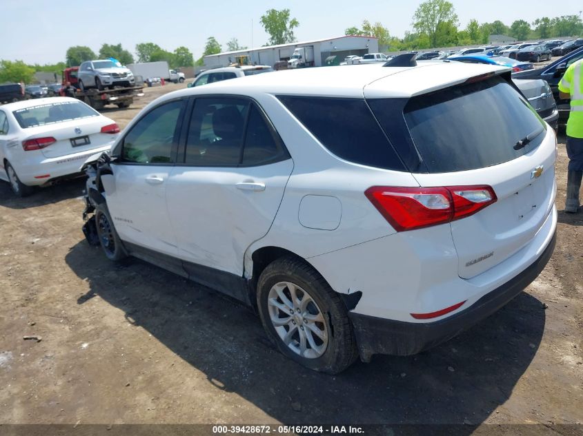 2019 Chevrolet Equinox Ls VIN: 3GNAXHEV6KS640767 Lot: 39428672