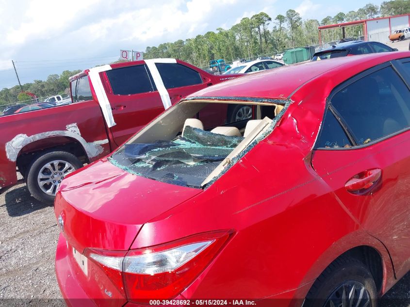 2014 Toyota Corolla Le VIN: 2T1BURHE6EC204669 Lot: 39428692