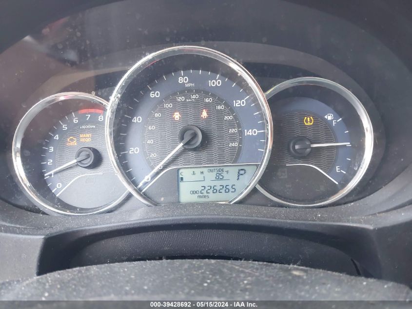 2014 Toyota Corolla Le VIN: 2T1BURHE6EC204669 Lot: 39428692