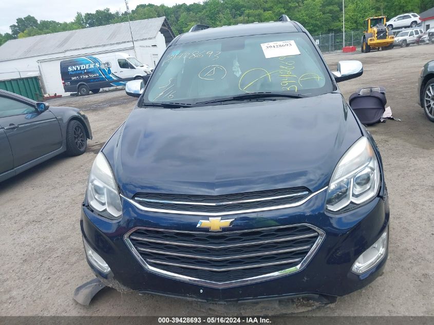 2016 Chevrolet Equinox Ltz VIN: 2GNFLGEK7G6221642 Lot: 39428693