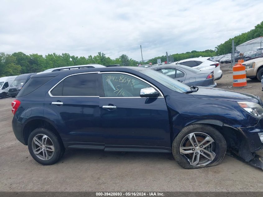 2016 Chevrolet Equinox Ltz VIN: 2GNFLGEK7G6221642 Lot: 39428693