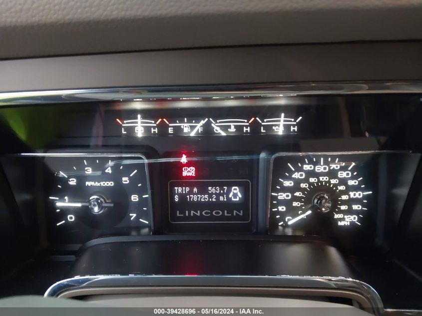 2013 Lincoln Navigator VIN: 5LMJJ2H54DEL09677 Lot: 39428696