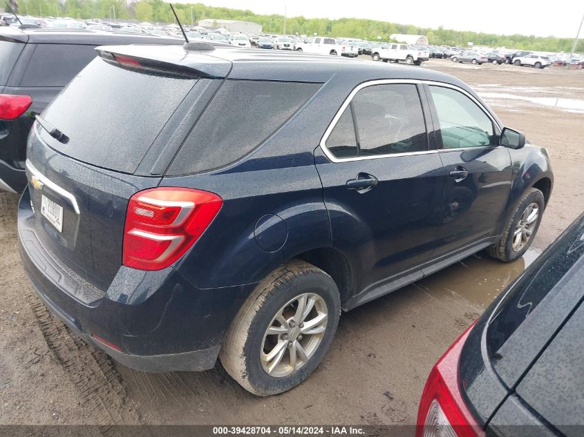 2017 Chevrolet Equinox Ls VIN: 2GNFLEEK7H6336506 Lot: 39428704