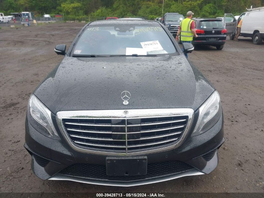 2014 Mercedes-Benz S 63 Amg 4Matic VIN: WDDUG7JB6EA033274 Lot: 39428713