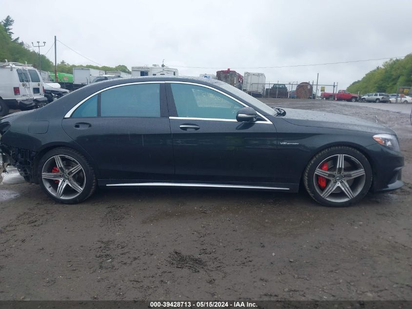 2014 Mercedes-Benz S 63 Amg 4Matic VIN: WDDUG7JB6EA033274 Lot: 39428713