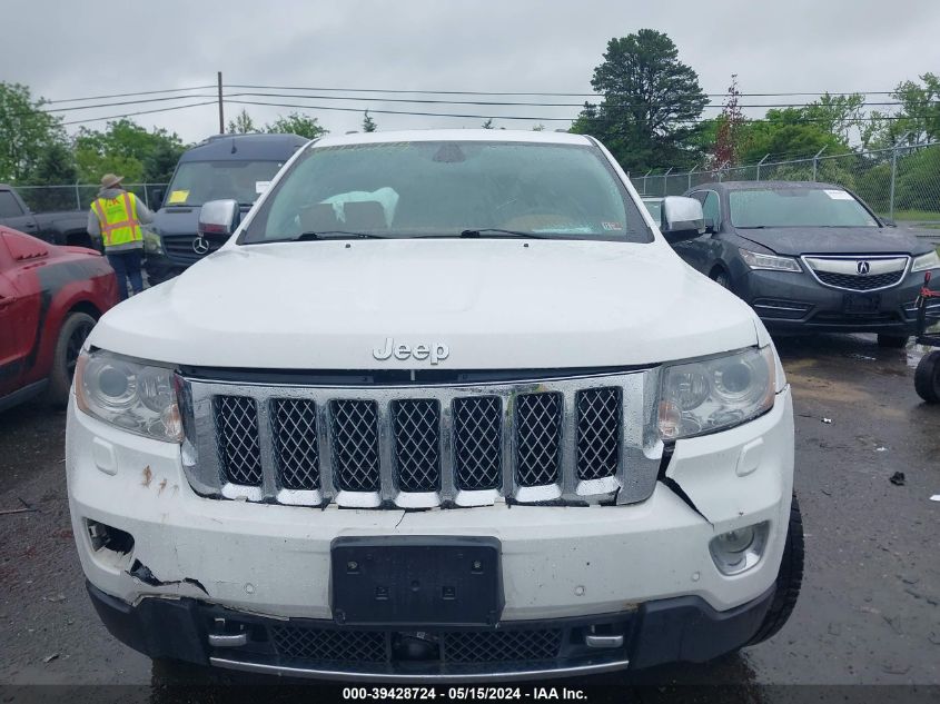 2013 Jeep Grand Cherokee Overland Summit VIN: 1C4RJFCT9DC616846 Lot: 39428724