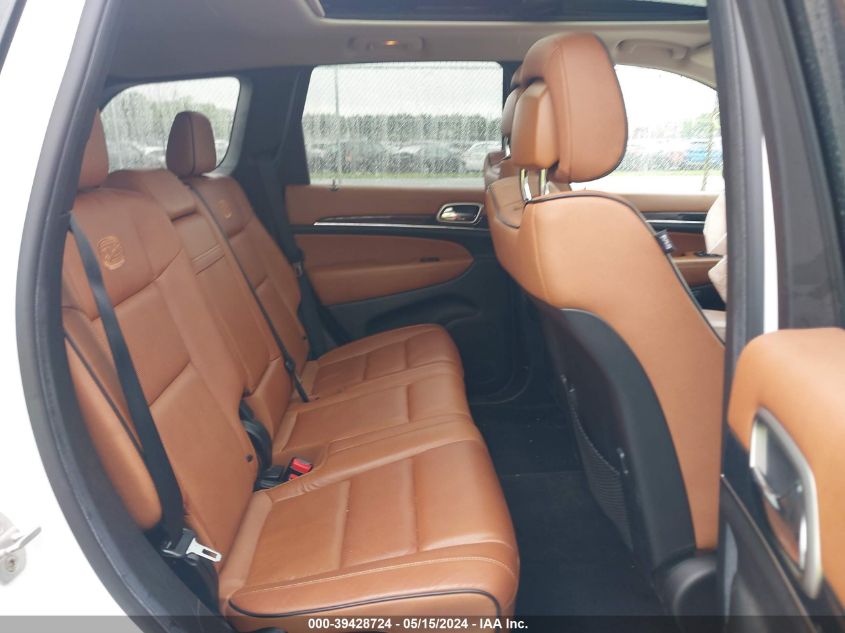 2013 Jeep Grand Cherokee Overland Summit VIN: 1C4RJFCT9DC616846 Lot: 39428724