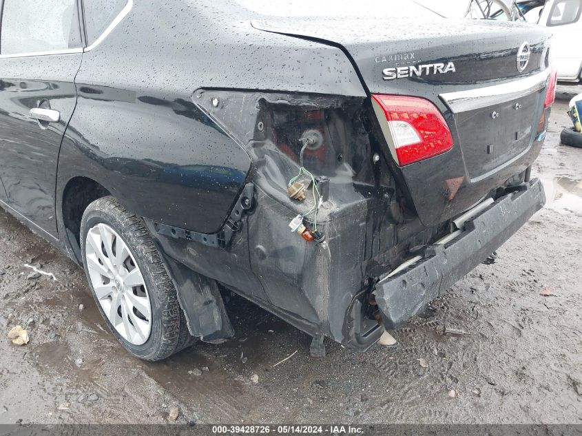 2014 Nissan Sentra S VIN: 3N1AB7AP6EY290778 Lot: 39428726