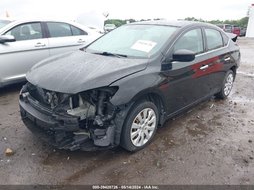 2014 Nissan Sentra S VIN: 3N1AB7AP6EY290778 Lot: 39428726