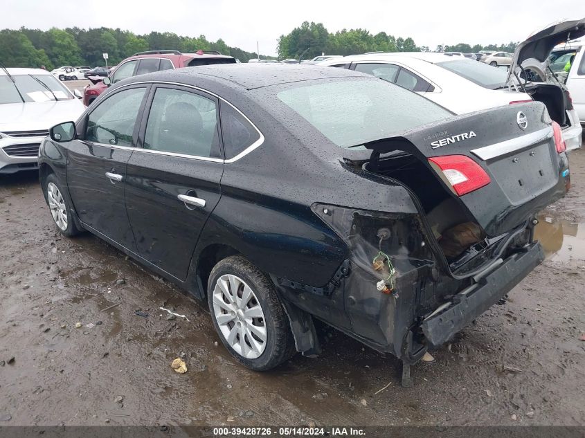 2014 Nissan Sentra S VIN: 3N1AB7AP6EY290778 Lot: 39428726