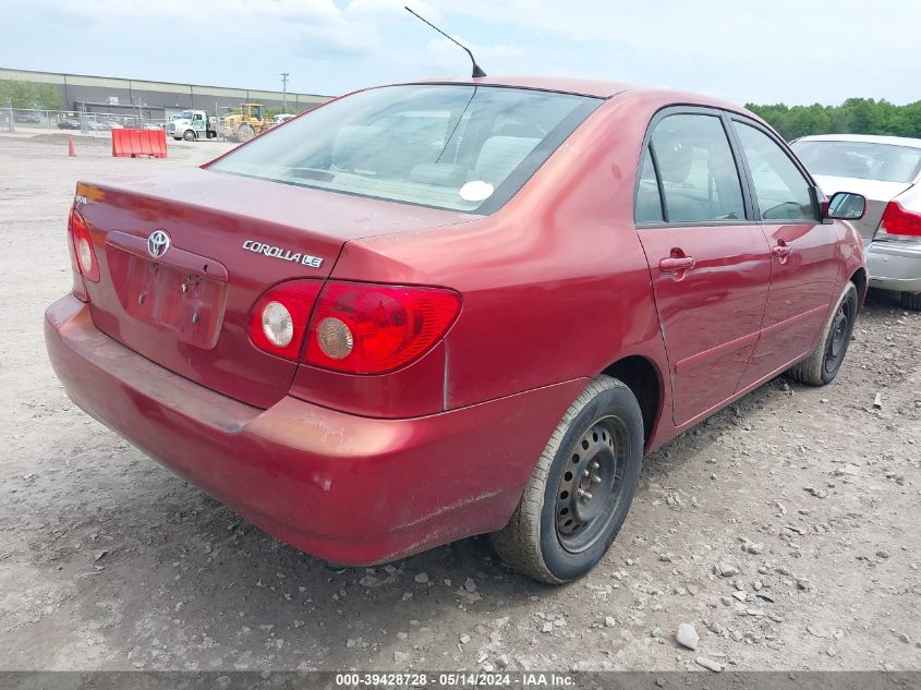 2006 Toyota Corolla Le VIN: 2T1BR32E26C631579 Lot: 39428728